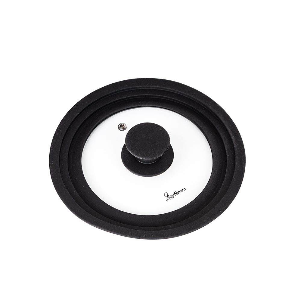 SILICONE GLASS LID LUIGI FERRERO FR-1620SB (ΓΥΑΛΙΝΟ ΚΑΠΑΚΙ ΜΑΓΕΙΡΙΚΟΥ ΣΚΕΥΟΥΣ) (1004687)