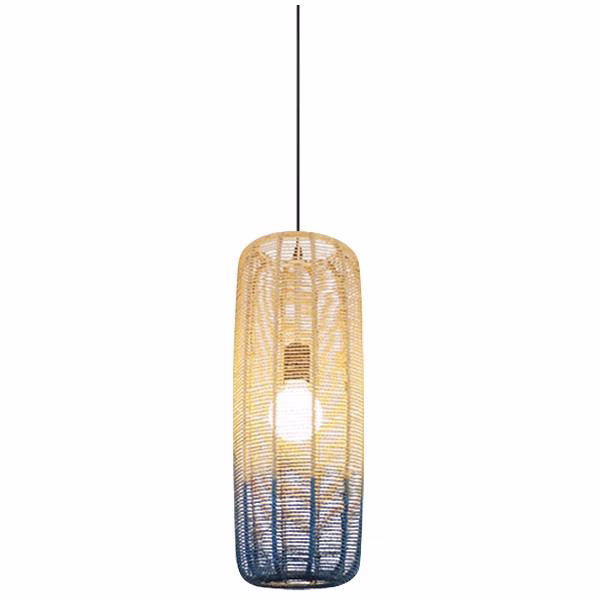 ΦΩΤΙΣΤΙΚΟ ΚΡΕΜΑΣΤΟ ΜΟΝΟΦΩΤΟ Ε27 D220XH520 RATTAN ΛΕΥΚΟ ΓΑΛΑΖΙΟ ARTE ILLUMINA KAI (144-33029)