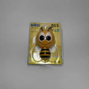 ΦΩΤΑΚΙ ΝΥΚΤΟΣ LED ΠΡΙΖΑΣ, 0.3W, ΜΕΛΙΣΣΑ BEE - 3xRLED - RGB