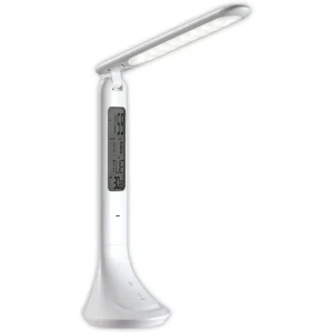 AVIDE LED DESK LAMP CALENDAR WHITE 5W (ΦΩΤΙΣΤΙΚΟ ΓΡΑΦΕΙΟΥ ΛΕΥΚΟ ΜΕ ΗΜΕΡΟΛΟΓΙΟ) (15.001.0207)