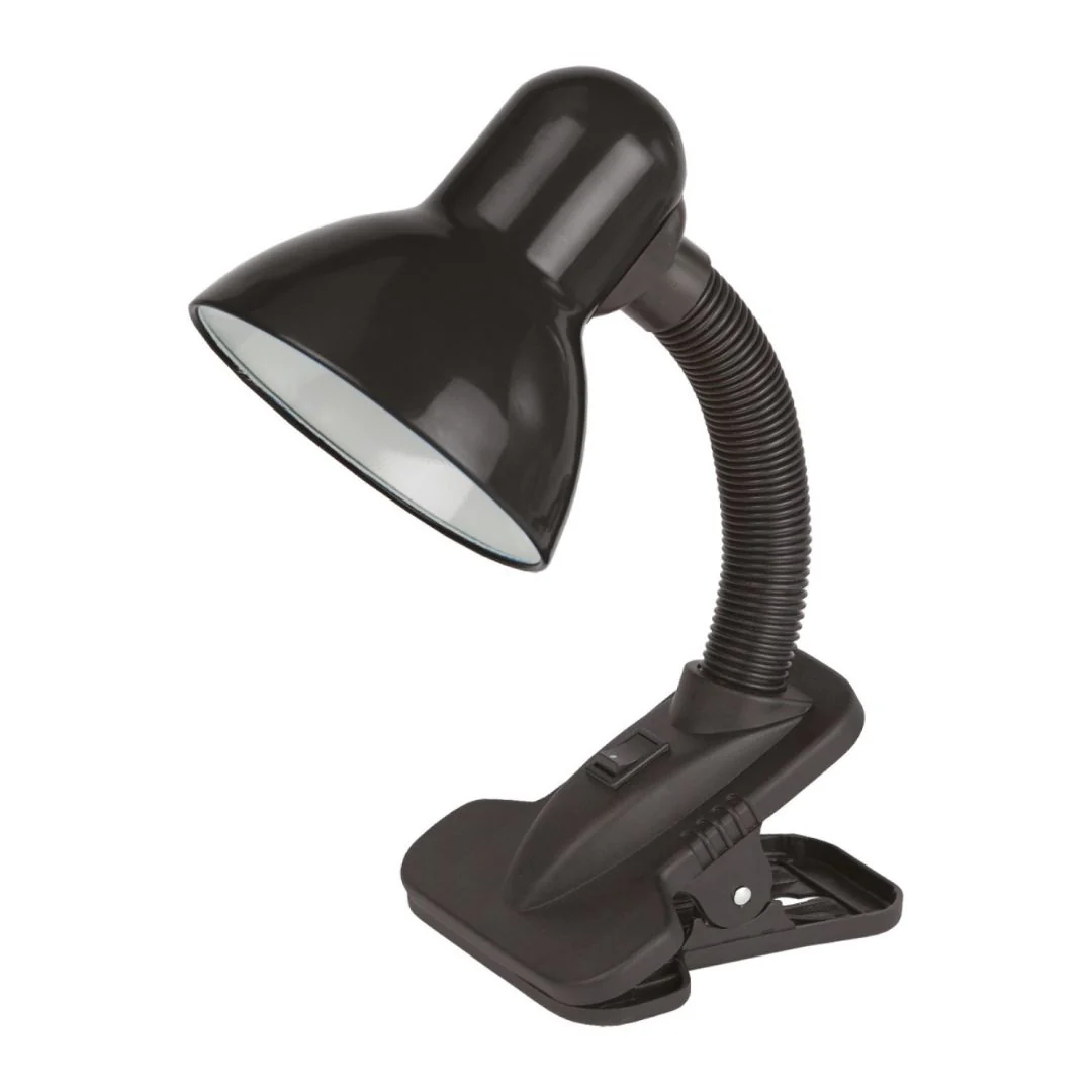AVIDE BASIC DESK LAMP CLIP BLACK MAX 60W (ΦΩΤΙΣΤΙΚΟ ΓΡΑΦΕΙΟΥ ΜΕ ΚΛΙΠ ΜΑΥΡΟ) (15.001.2027)