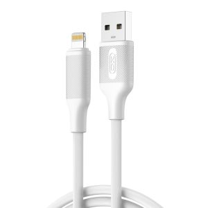 ΚΑΛΩΔΙΟ ΦΟΡΤΙΣΗΣ LIGHTNING (ΠΑΛΑΙΟ ΒΥΣΜΑ iphone) ΛΕΥΚΟ, XO NB265 MINIMALIST DATA CABLE (16.005.0318)