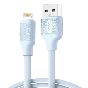 ΚΑΛΩΔΙΟ ΦΟΡΤΙΣΗΣ LIGHTNING (ΠΑΛΑΙΟ ΒΥΣΜΑ iphone) ΜΠΛΕ, XO NB265 MINIMALIST DATA CABLE (16.005.0320)