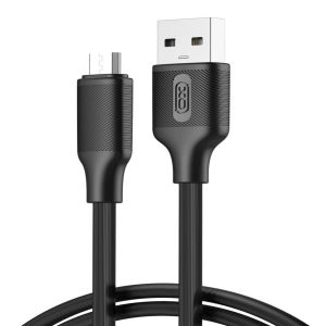 ΚΑΛΩΔΙΟ ΦΟΡΤΙΣΗΣ MICRO ΜΑΥΡΟ, XO NB265 MINIMALIST DATA CABLE (16.005.0321)