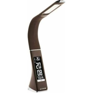 AVIDE LED DESK LAMP BUSINESS LEATHER CALENDAR BROWN 6W (ΦΩΤΙΣΤΙΚΟ ΓΡΑΦΕΙΟΥ ΚΑΦΕ ΜΕ ΗΜΕΡΟΛΟΓΙΟ) (15.001.0003)