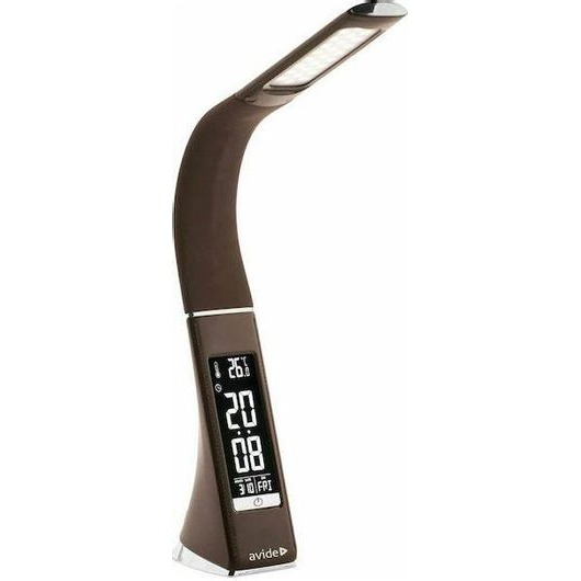 AVIDE LED DESK LAMP BUSINESS LEATHER CALENDAR BROWN 6W (ΦΩΤΙΣΤΙΚΟ ΓΡΑΦΕΙΟΥ ΚΑΦΕ ΜΕ ΗΜΕΡΟΛΟΓΙΟ) (15.001.0003)
