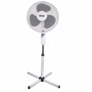 ΑΝΕΜΙΣΤΗΡΑΣ ΟΡΘΟΣΤΑΤΗΣ, 40W, ΛΕΥΚΟ-ΓΚΡΙ, 16'', MUHLER FM-4040, Ύψος: 130 εκ. (90300104)